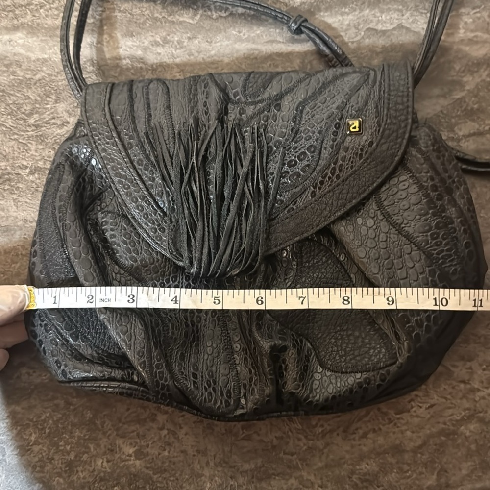NAS Shoulder Bag. Crocodile  print - Picture 8 of 10
